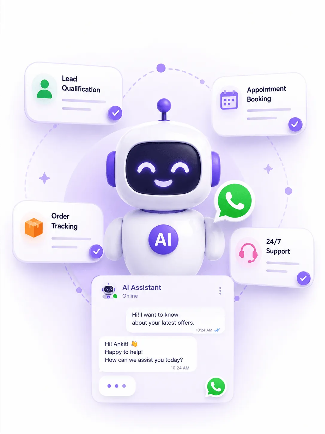 AI Automation Chatbot Preview Dashboard