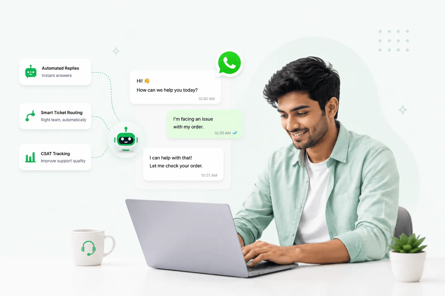 Customer Support Automation Preview Dashboard